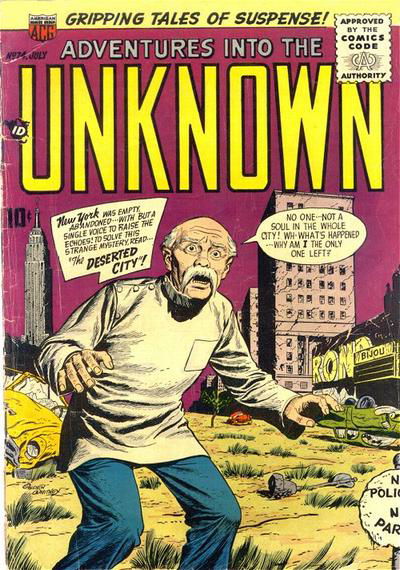 Adventures into the Unknown (ACG, 1948 series) #74 July 1956