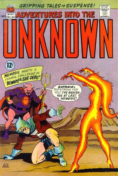 Adventures into the Unknown (ACG, 1948 series) #164 (May 1966)
