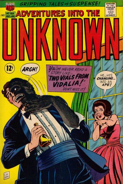 Adventures into the Unknown (ACG, 1948 series) #169 (January 1967)