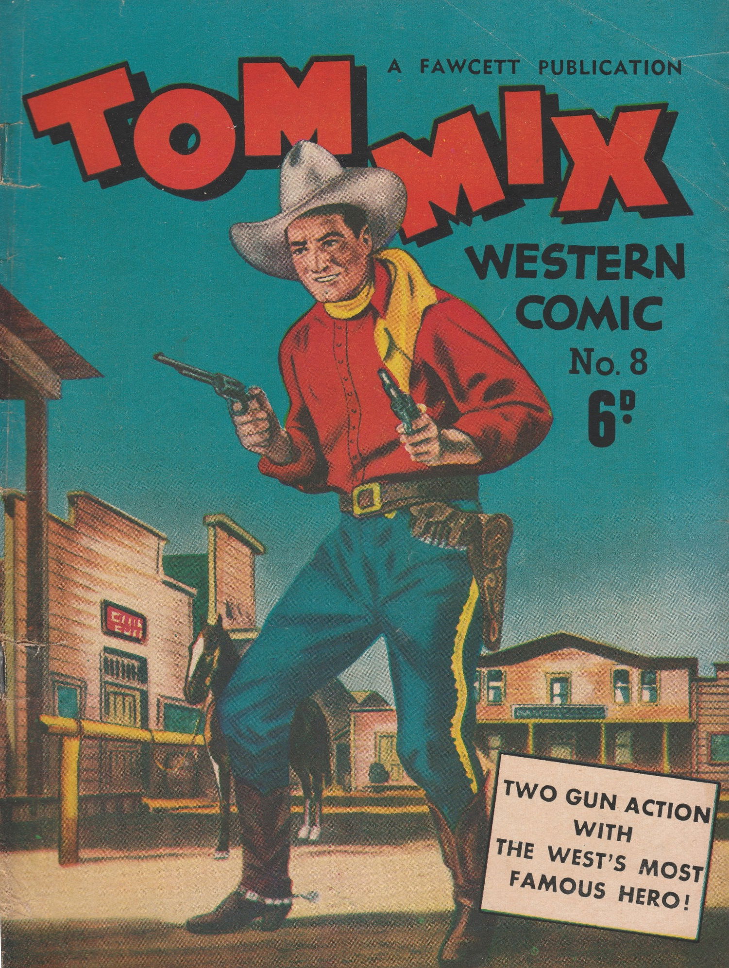 Tom Mix Western Comic (Cleland, 1949 series) #8 ([May 1949?])