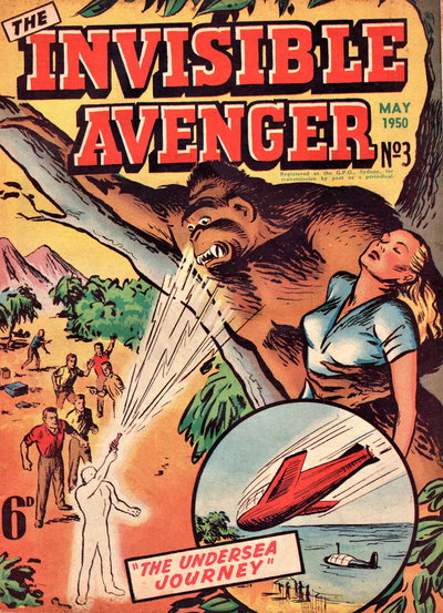 The Invisible Avenger  #3 (May 1950)