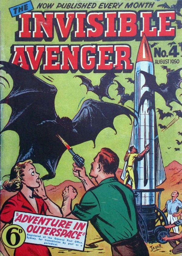 The Invisible Avenger (Illustrated, 1950 series) #4 (August 1950)