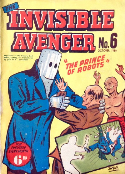 The Invisible Avenger  #6 (October 1950)