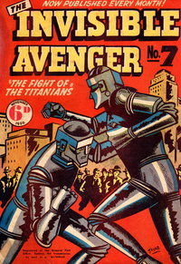 The Invisible Avenger (Illustrated, 1950 series)  #7 (November 1950)