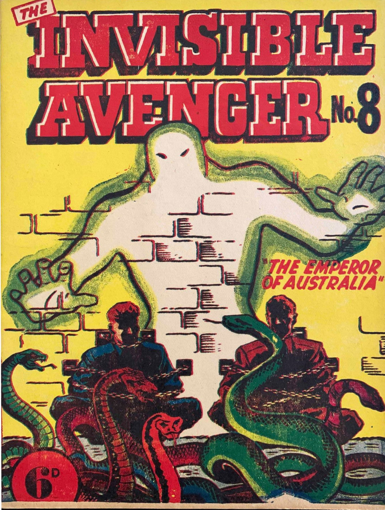 The Invisible Avenger (Illustrated, 1950 series) #8 (December 1950)