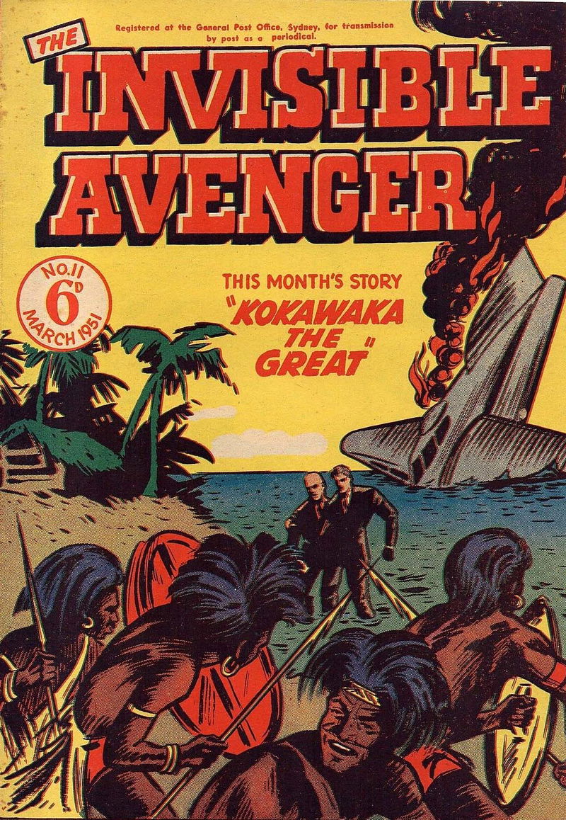 The Invisible Avenger (Illustrated, 1950 series) #11 (March 1951)