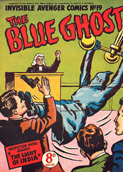 Invisible Avenger Comics (Illustrated, 1951 series) #19 November 1951