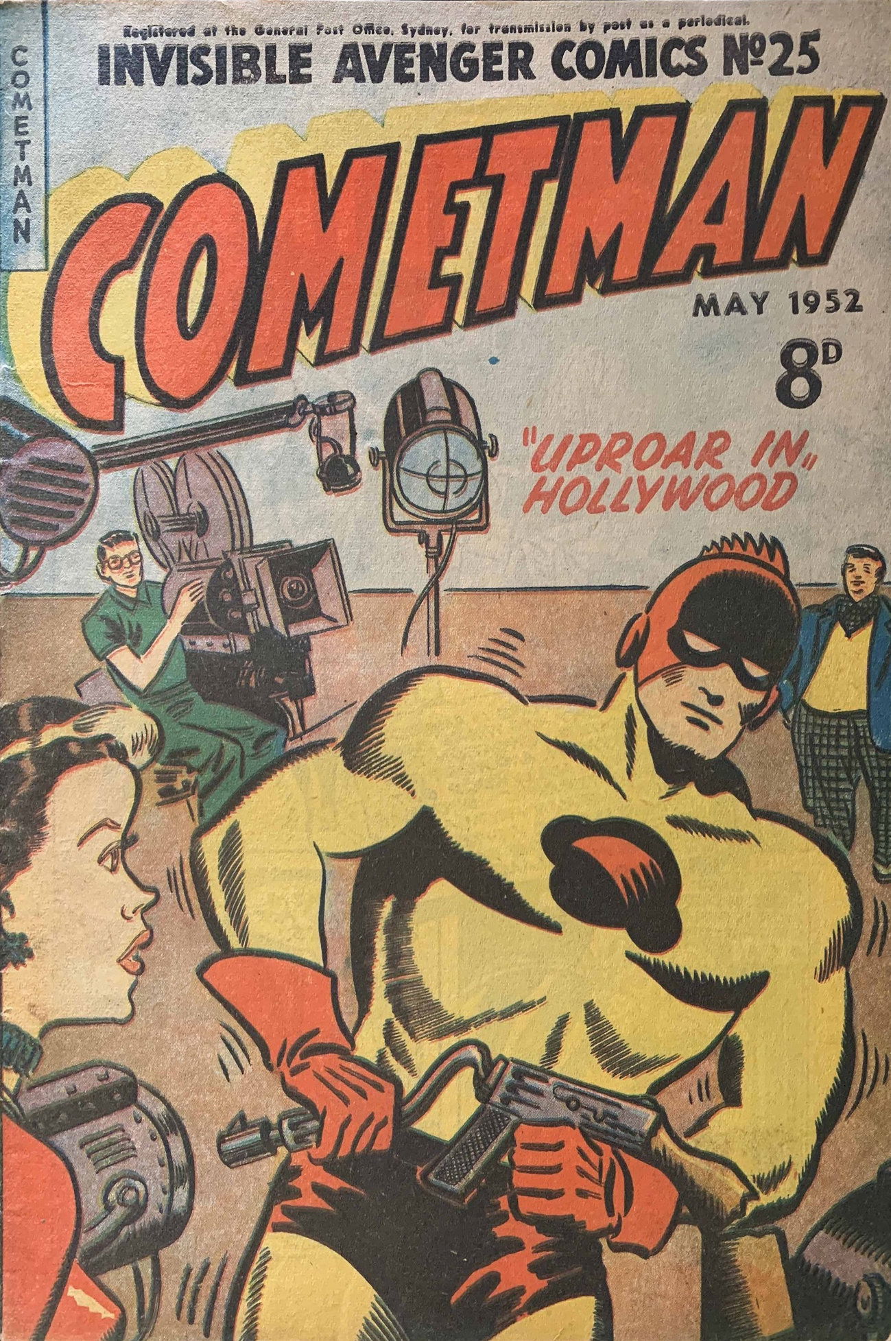 Invisible Avenger Comics (Illustrated, 1951 series) #25 — Cometman (May 1952)
