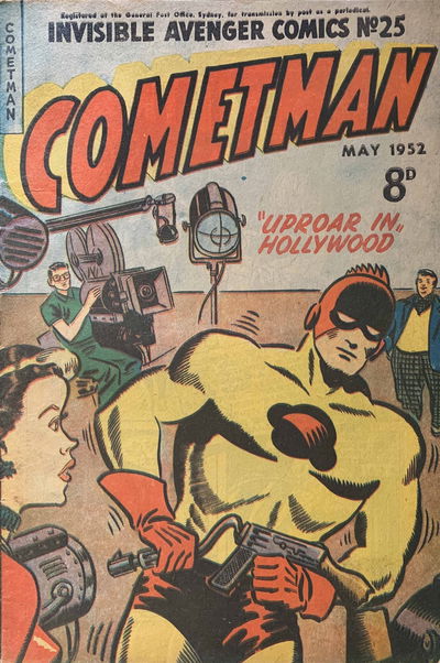 Invisible Avenger Comics (Illustrated, 1951 series) #25 — Cometman May 1952