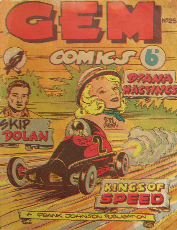 Gem Comics (Frank Johnson, 1946 series) #25 [November 1948?]