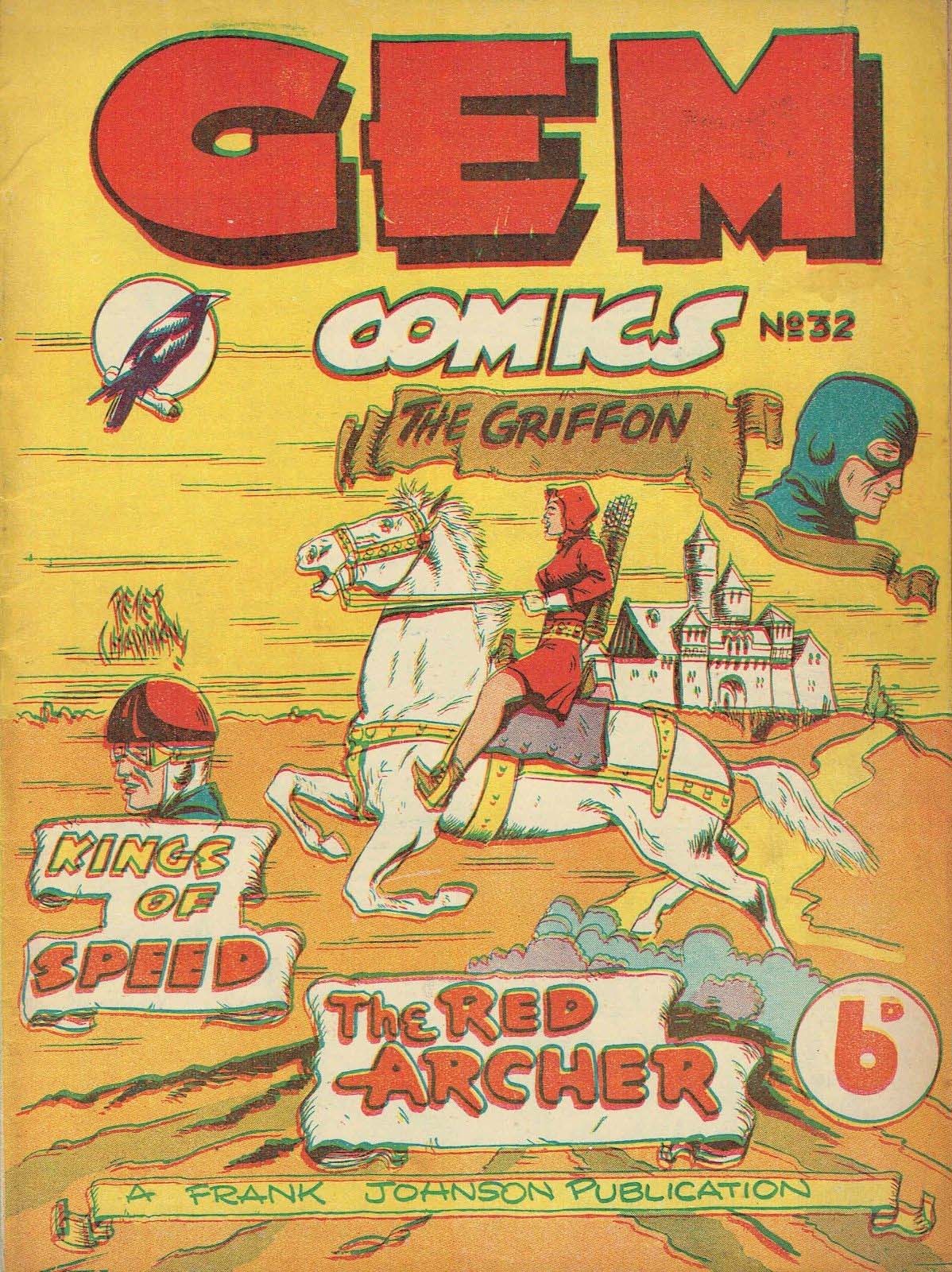 Gem Comics (Frank Johnson, 1946 series) #32 ([June 1949])
