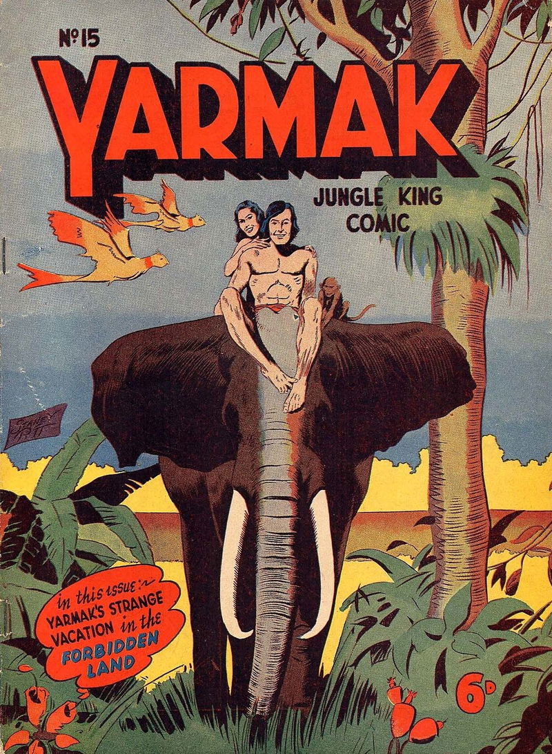 Yarmak Jungle King Comic (Youngs, 1949 series) #15 ([January 1951])