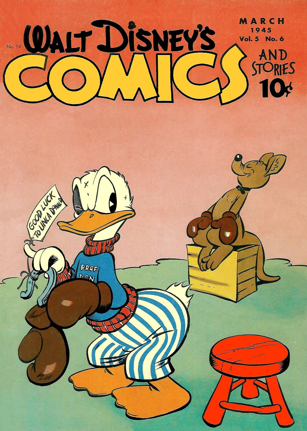 Walt Disney's Comics and Stories (Dell, 1940 series) v5#6 (54) (March 1945)