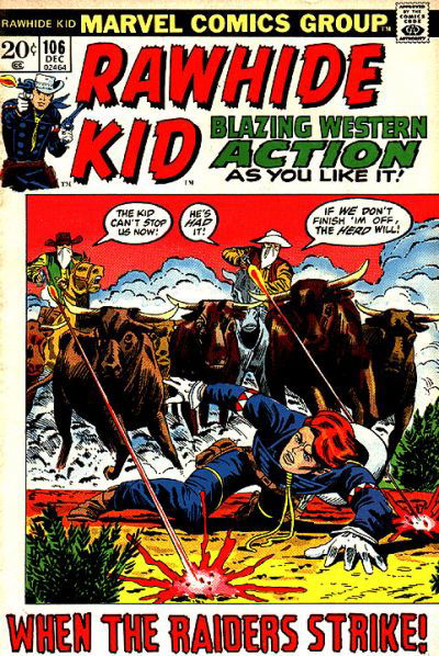 The Rawhide Kid (Marvel, 1960 series) #106 (December 1972)