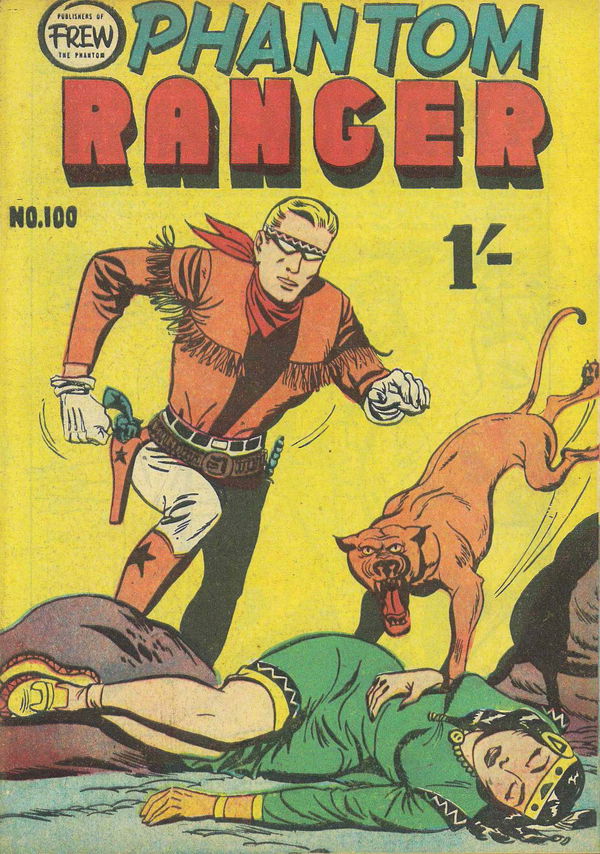 The Phantom Ranger (Frew, 1952 series) #100 (January 1958)