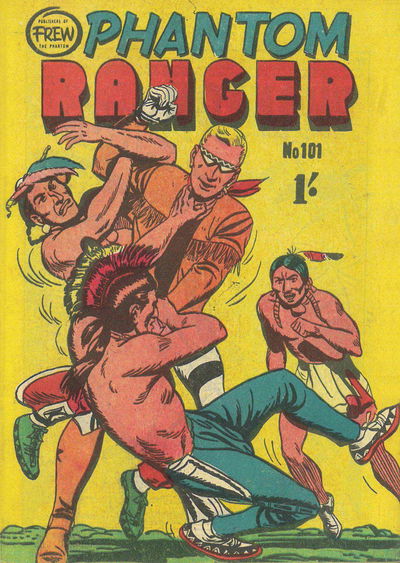 The Phantom Ranger (Frew, 1952 series) #101 [February 1958?]