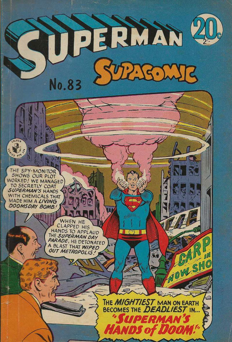 Superman Supacomic (Colour Comics, 1959 series) #83 (July 1966)