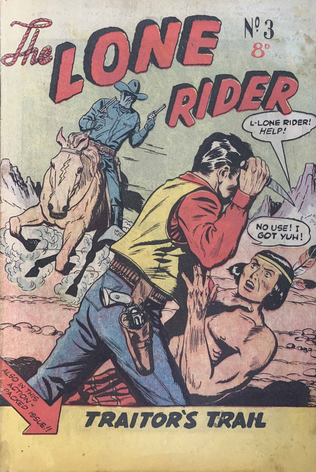 The Lone Rider (Transport, 1952 series) #3 ([January 1953?])