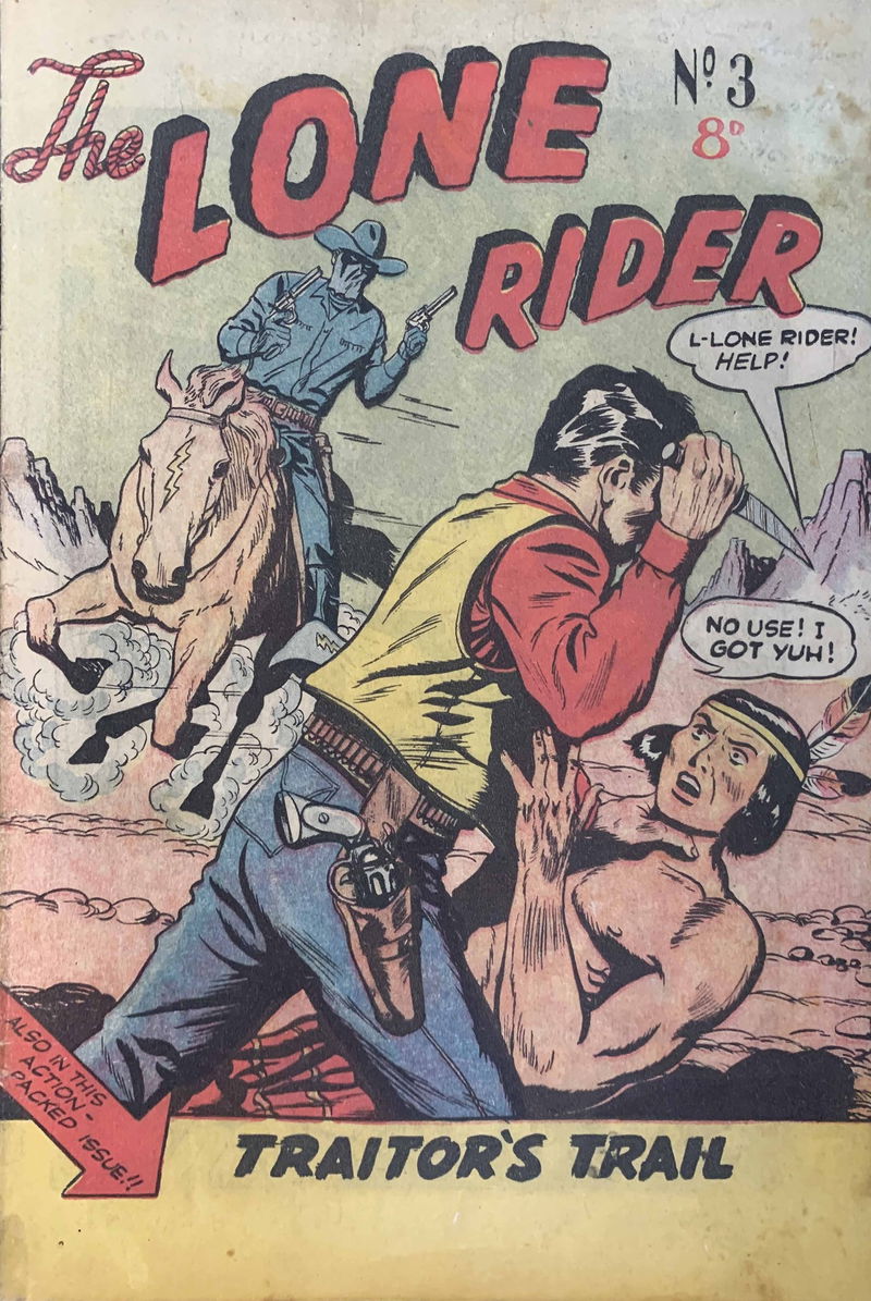 The Lone Rider (Transport, 1952 series) #3 ([January 1953?])