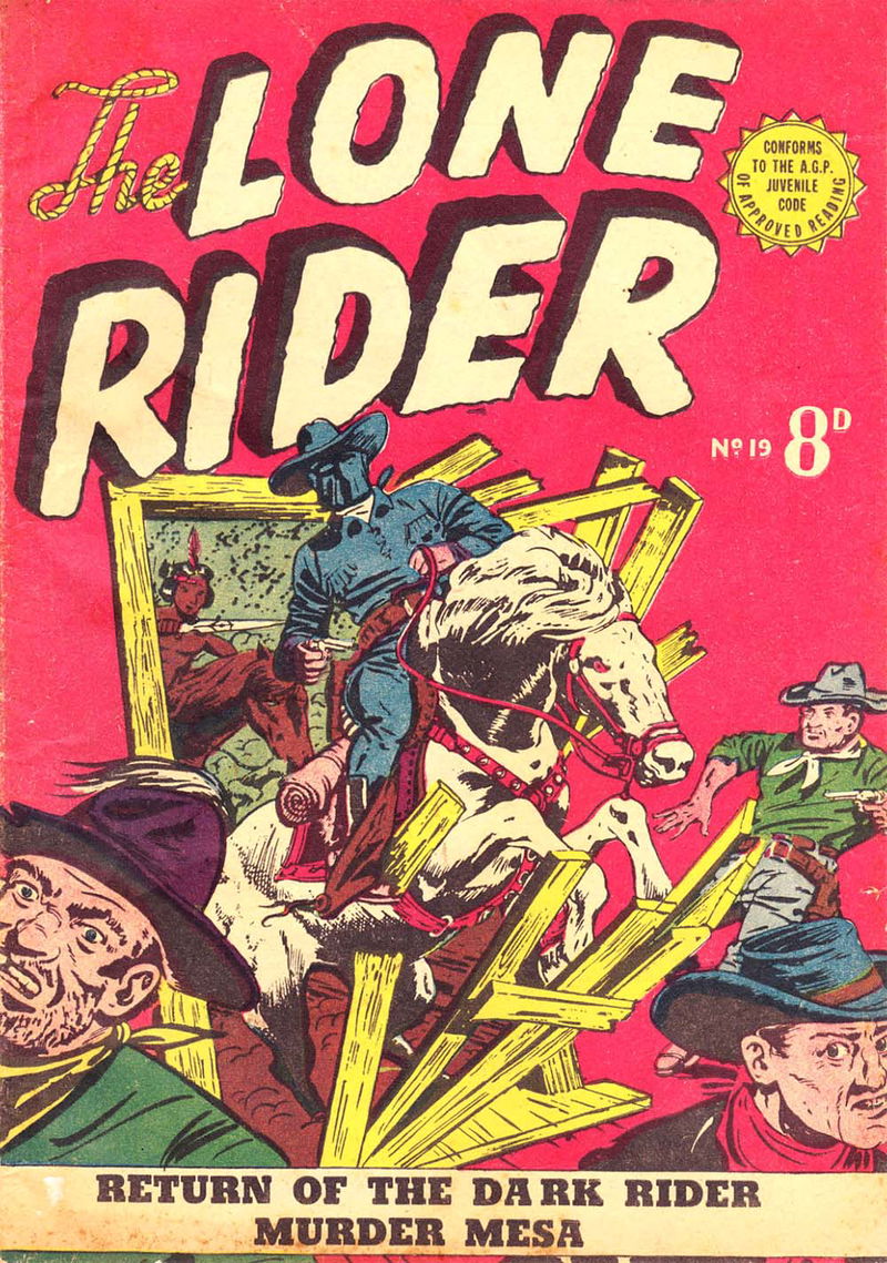 The Lone Rider (Transport, 1952 series) #19 ([May 1954?])