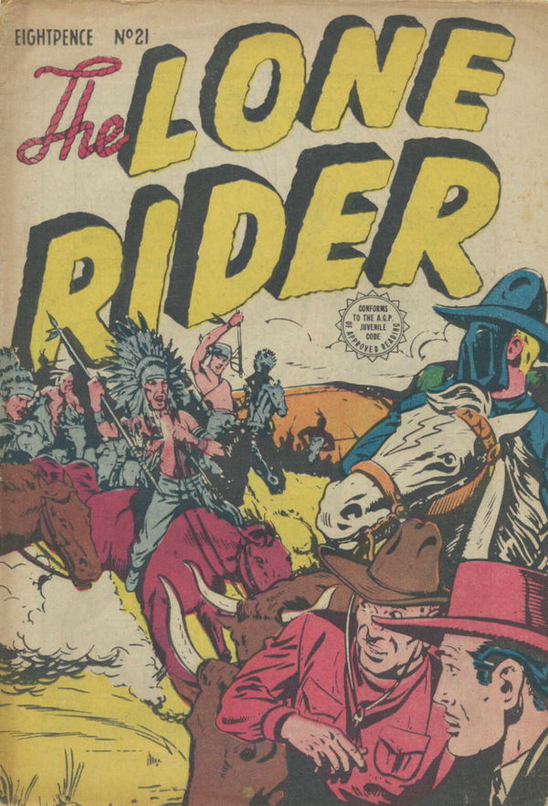 The Lone Rider (Transport, 1952 series) #21 ([July 1954?])