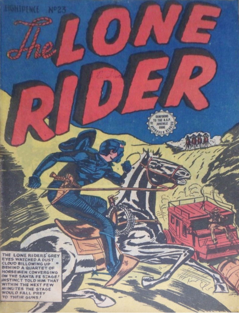 The Lone Rider (Transport, 1952 series) #23 ([September 1954?])