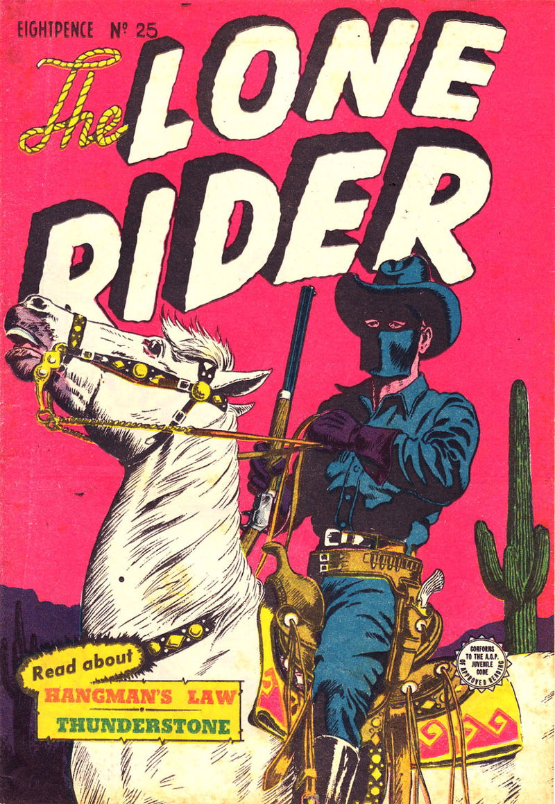 The Lone Rider (Transport, 1952 series) #25 ([November 1954?])