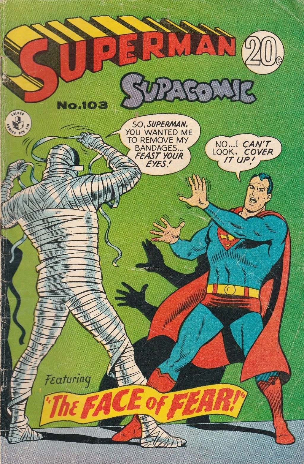 Superman Supacomic (Colour Comics, 1959 series) #103 ([March 1968])