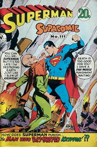 Superman Supacomic (Colour Comics, 1959 series) #111