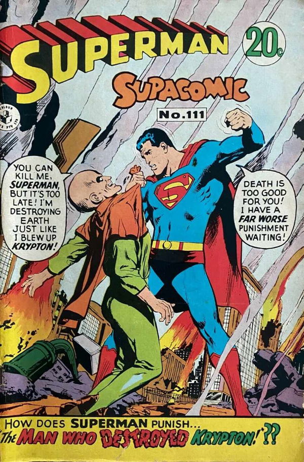 Superman Supacomic (Colour Comics, 1959 series) #111 ([November 1968?])