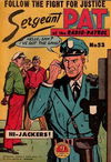 Sergeant Pat of the Radio-Patrol (Atlas, 1948 series) #53 [October 1956?]