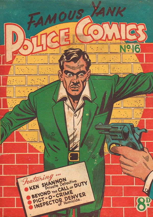 Famous Yank Police Comics (Ayers & James, 1951 series) #16 ([November 1951?])