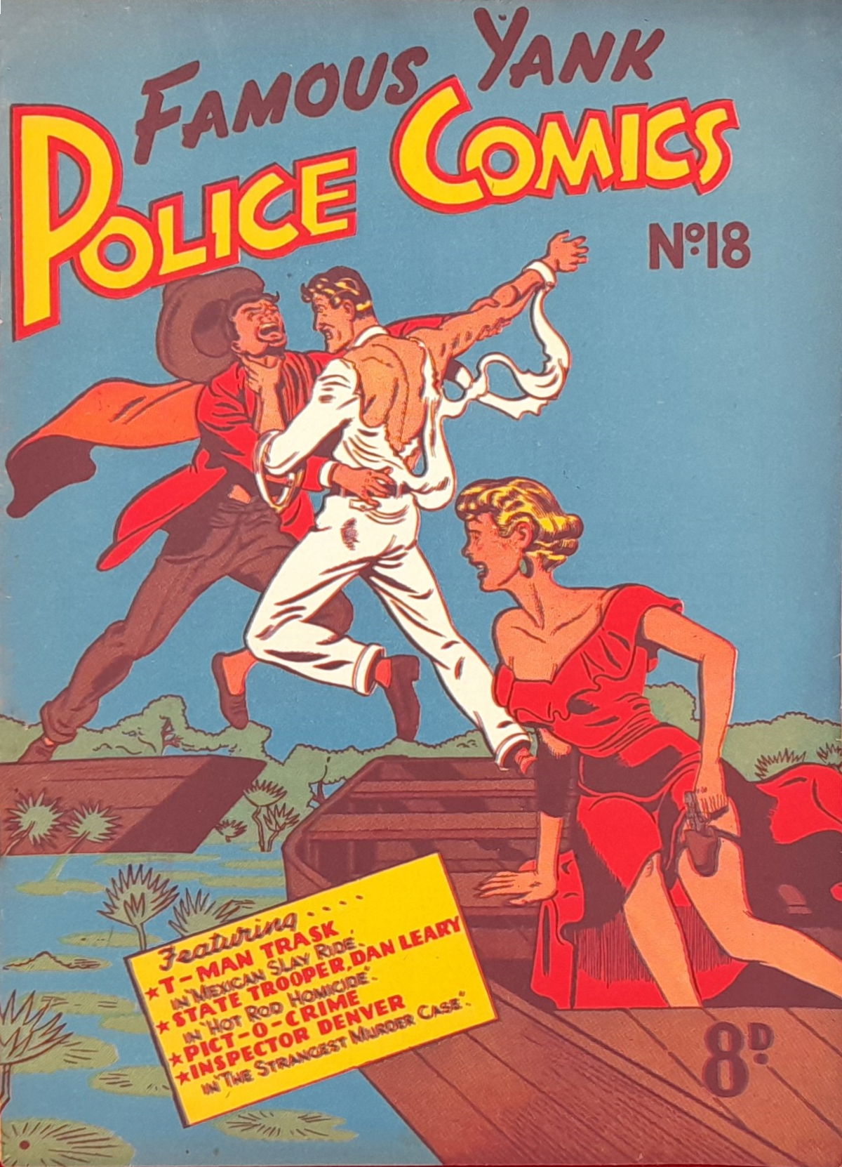 Famous Yank Police Comics (Ayers & James, 1951 series) #18 ([January 1952?])
