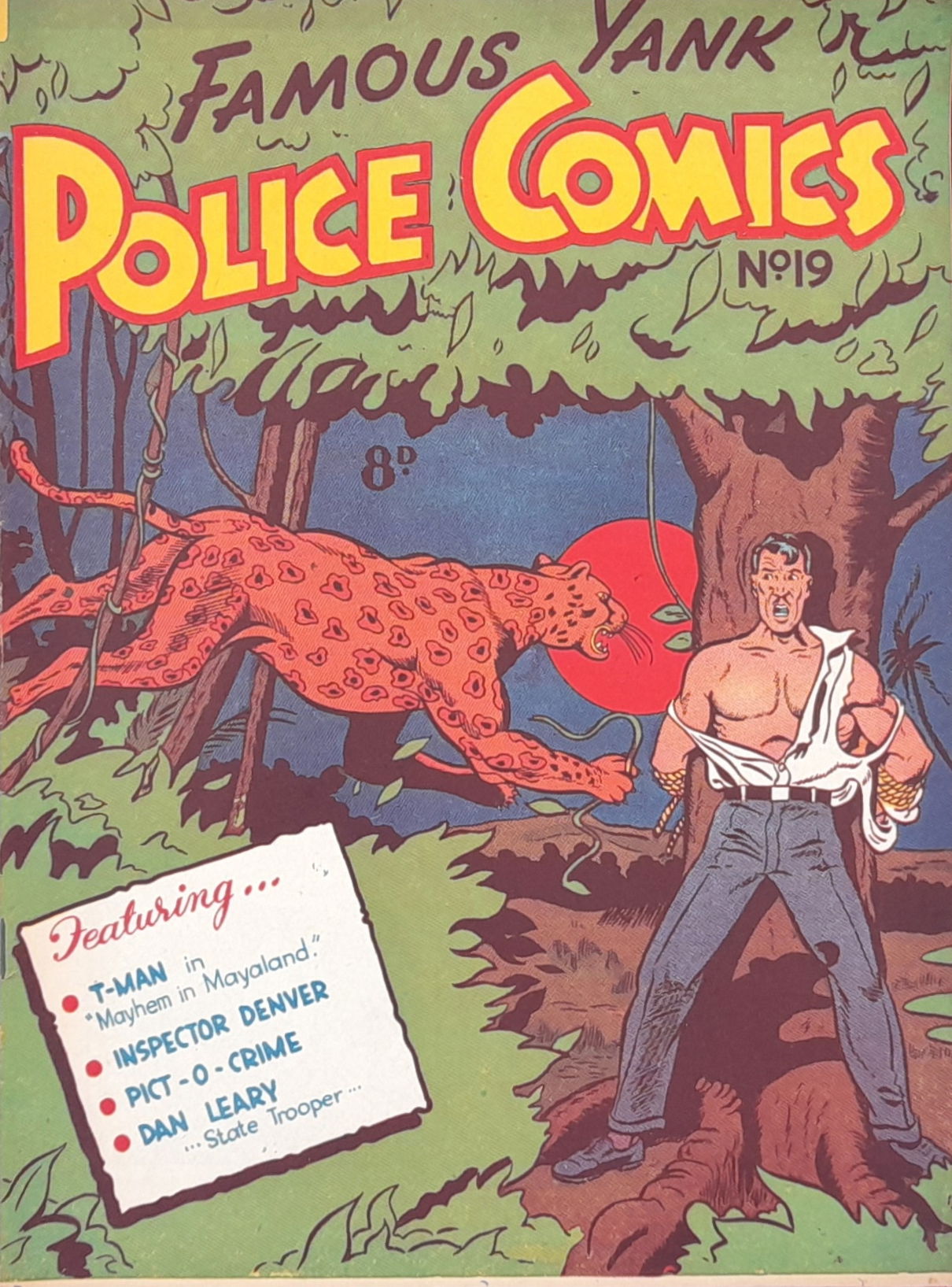 Famous Yank Police Comics (Ayers & James, 1951 series) #19 ([February 1952?])