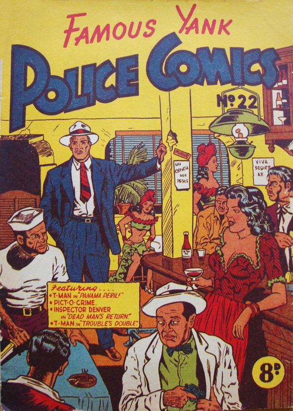 Famous Yank Police Comics (Ayers & James, 1951 series) #22 ([May 1952?])