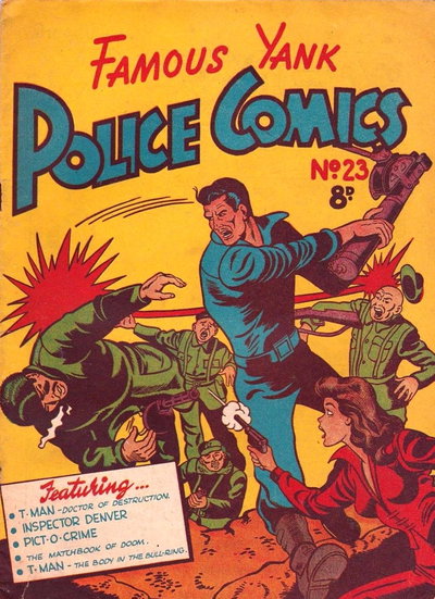 Famous Yank Police Comics  #23 ([June 1952?])