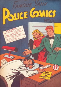 Famous Yank Police Comics  #25 ([August 1952?])