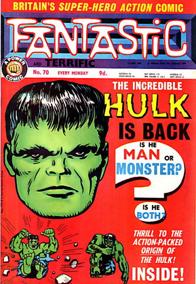 Fantastic (Odhams, 1967 series) #70 (15 June 1968)