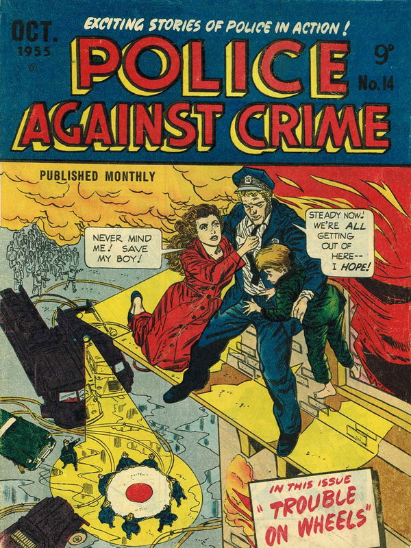 Police Against Crime (Jubilee, 1954 series) #14 (October 1955)