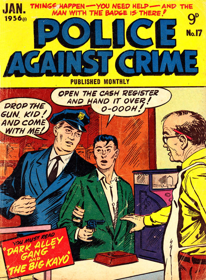 Police against Crime (Jubilee, 1954 series) #17 (January 1956)