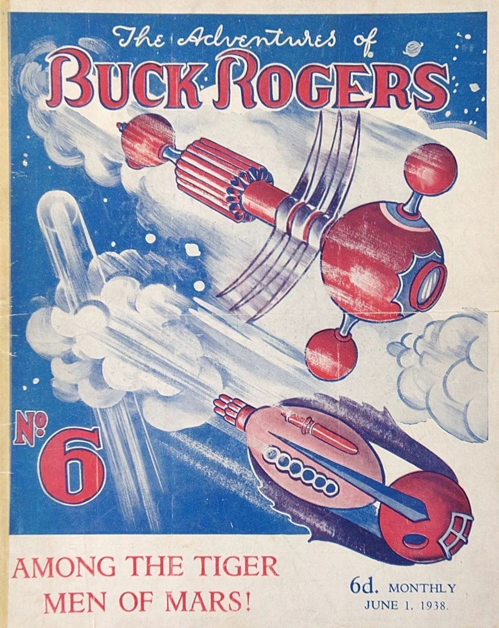 The Adventures of Buck Rogers (Fitchett, 1936 series) #6 (1 June 1938)