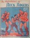 The Adventures of Buck Rogers (Fitchett, 1936 series) #27 March 1940