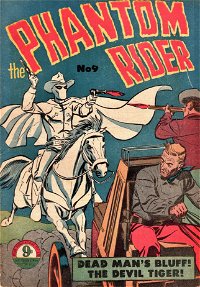 The Phantom Rider (Atlas, 1954 series) #9 — Dead Man's Bluff!