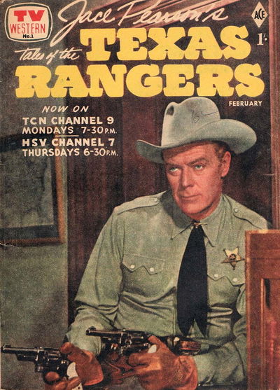 TV Western (Junior Readers, 1957 series) #1 — Jace Pearson's Tales of the Texas Rangers (February 1957)