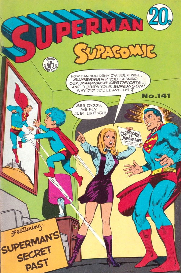 Superman Supacomic (Colour Comics, 1959 series) #141 ([May 1971?])