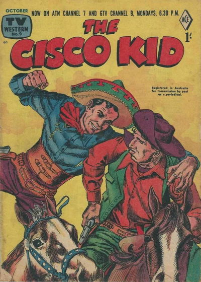 TV Western (Junior Readers, 1957 series) #9 — The Cisco Kid (October 1957)