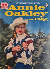 TV Western (Junior Readers, 1957 series) #11 — Annie Oakley and Tagg (December 1957)