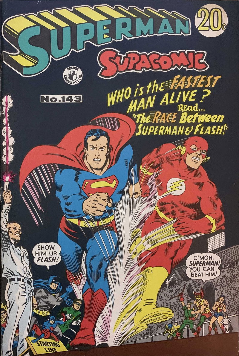 Superman Supacomic (Colour Comics, 1959 series) #143 ([July 1971])