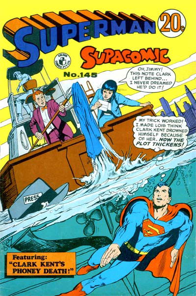 Superman Supacomic (Colour Comics, 1959 series) #145 ([September 1971?])