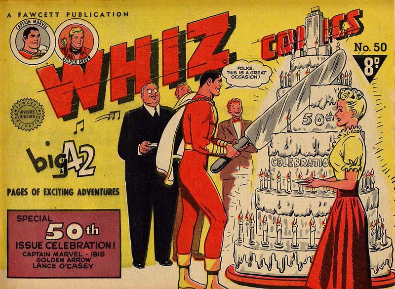 Whiz Comics (Cleland, 1949 series) #50 ([1951?])
